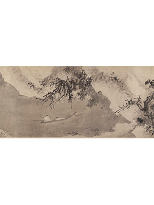 蒋嵩 《冬景图卷》长卷
