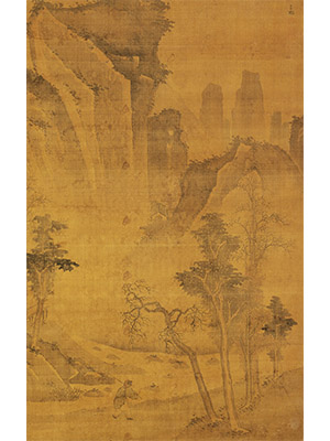 蒋嵩 《泉下采樵》