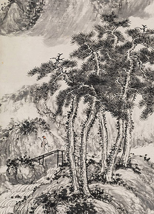 金城 《松壑高贤》