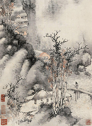 金城 《冬雪望晴》