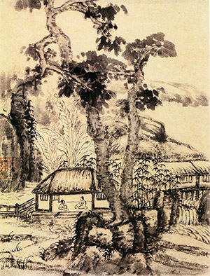 髡残 《浓夏清谈》