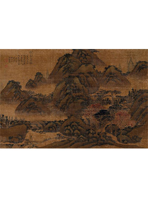 荆浩 《粱谿春霭》
