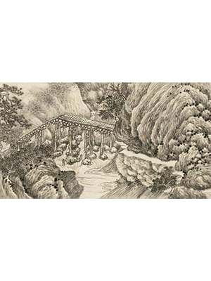 金城 《溪山无尽》长卷