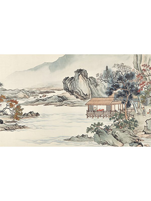 金城 《苕溪秋泛》长卷