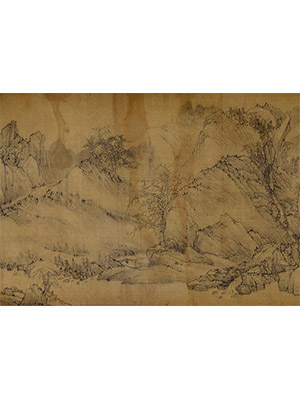 居节 《峦光耸秀》长卷