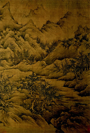 巨然 《溪山林薮》