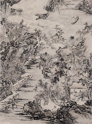 髡残 《秋山幽静》