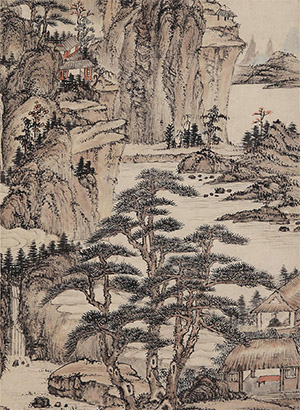 髡残 《云山万壑》