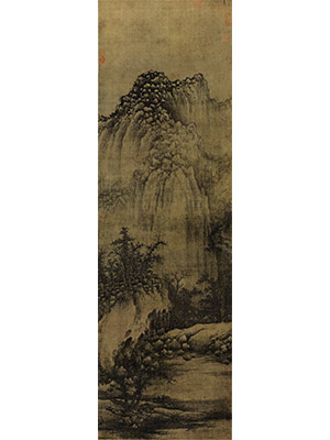 巨然 《溪山蓝若》