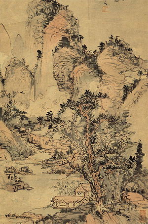 髡残 《秋山溪隐》