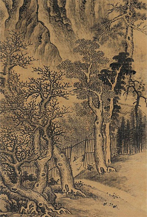 蓝孟 《梅溪草堂》