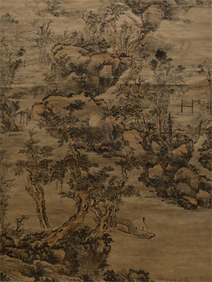 髡残 《垂扞图》