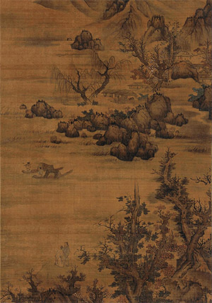 蓝瑛 《湖山骋怀》