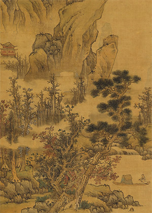 蓝瑛 《云山仙隐》
