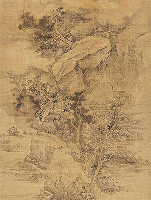 蓝孟 《乔岳春云》