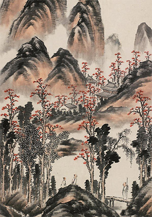 黎简 《碧嶂红棉》