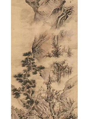 蓝瑛 《秋壑飞虹》