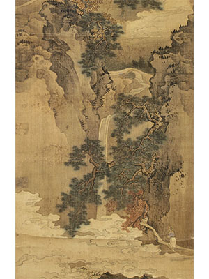蓝瑛 《云山楼阁》
