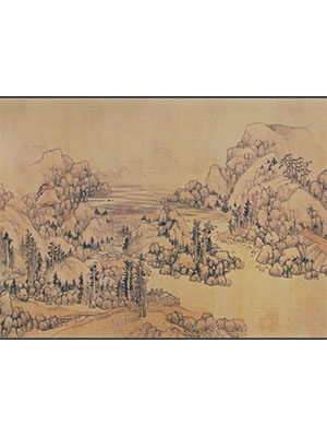 蓝瑛 《临大痴山水》长卷