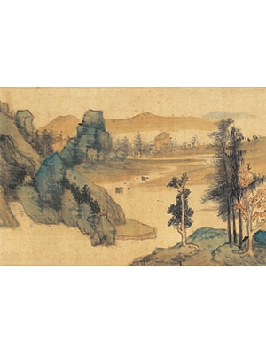 蓝瑛 《溪山秋色》长卷