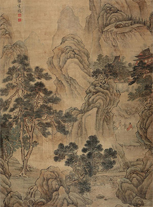 蓝瑛 《仙山楼阁》
