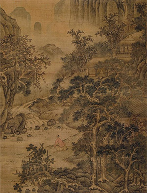 蓝瑛 《溪壑高逸》