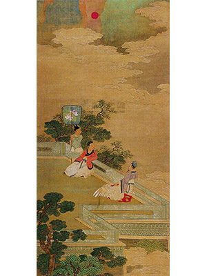 吕焕成 《仙宫羽士》