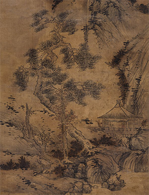蓝瑛 《秋山雅集图》
