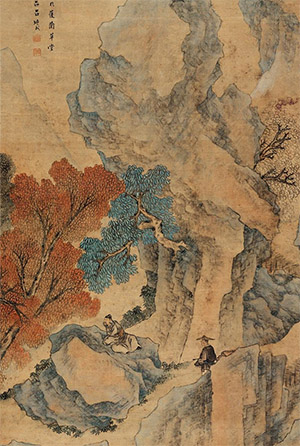 吕焕成 《霜林爱晚》