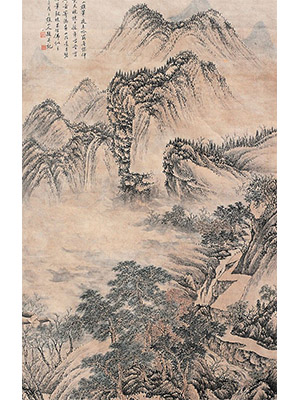 黎简 《空谷云岚》