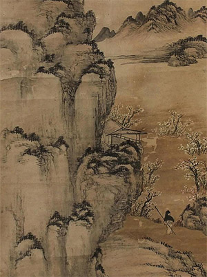 李世倬 《梅花高士图》