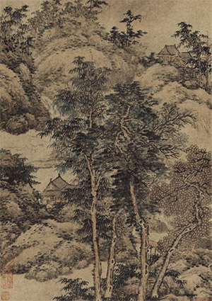 陆广 《朱陵别馆图》