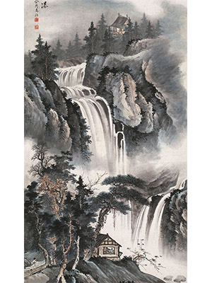 马企周 《松壑飞云》