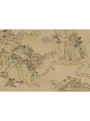陆治 《天池晚眺》长卷