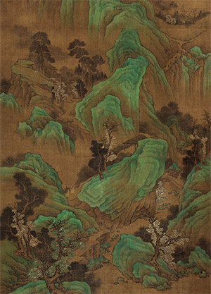 陆治 《夏山花果》