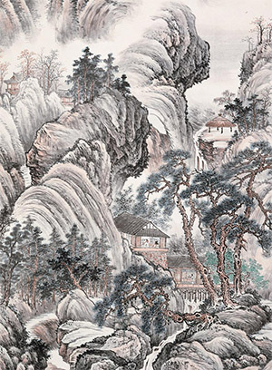 马企周 《高阁堪俯仰》