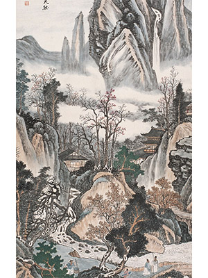 马企周 《深山响溪》