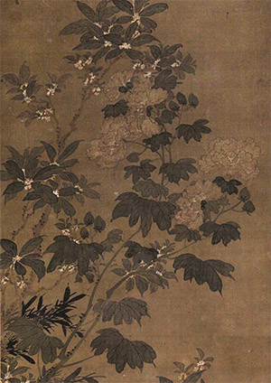 陆治 《桂花芙蓉》