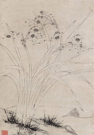 陆治 《水仙》