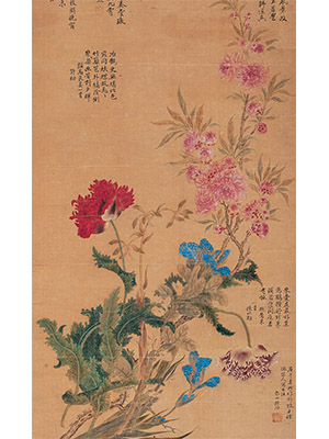 陆治 《折枝花卉》