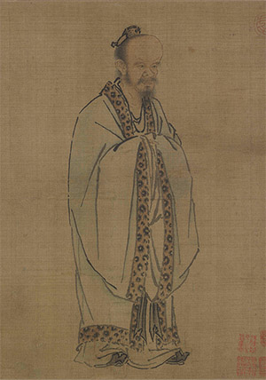 马远 《孔子像》