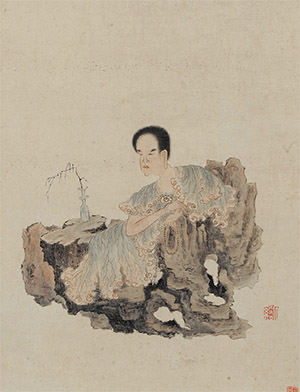 髡残 《无量寿佛》