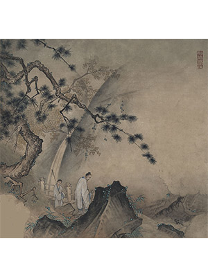 马远 《高士观瀑图》