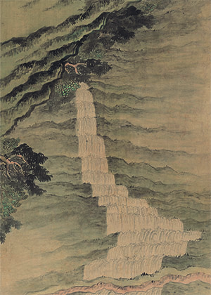 梅清 《鸣泉图》