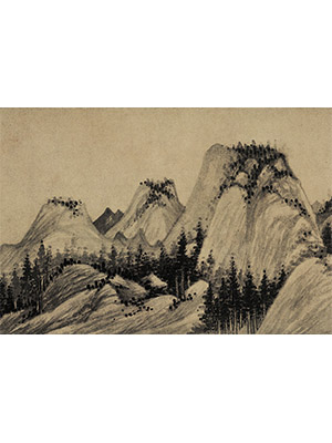马琬 《峰林掩映》