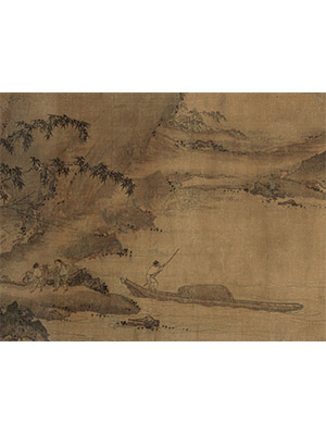 马远 《春雨富士图》长卷