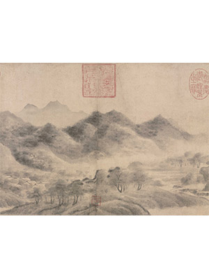 米友仁 《云山墨戏图卷》