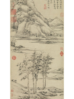 倪瓒 《虞山林壑》