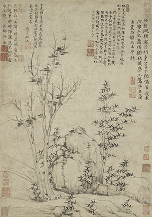 倪瓒 《琪树秋风》