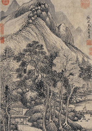 马琬 《秋山隐逸图》
